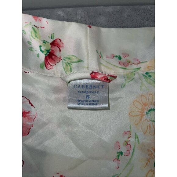 Women’s Floral 3/4 Sleeve Robe Wedding Bridal Small - Picture 7 of 9